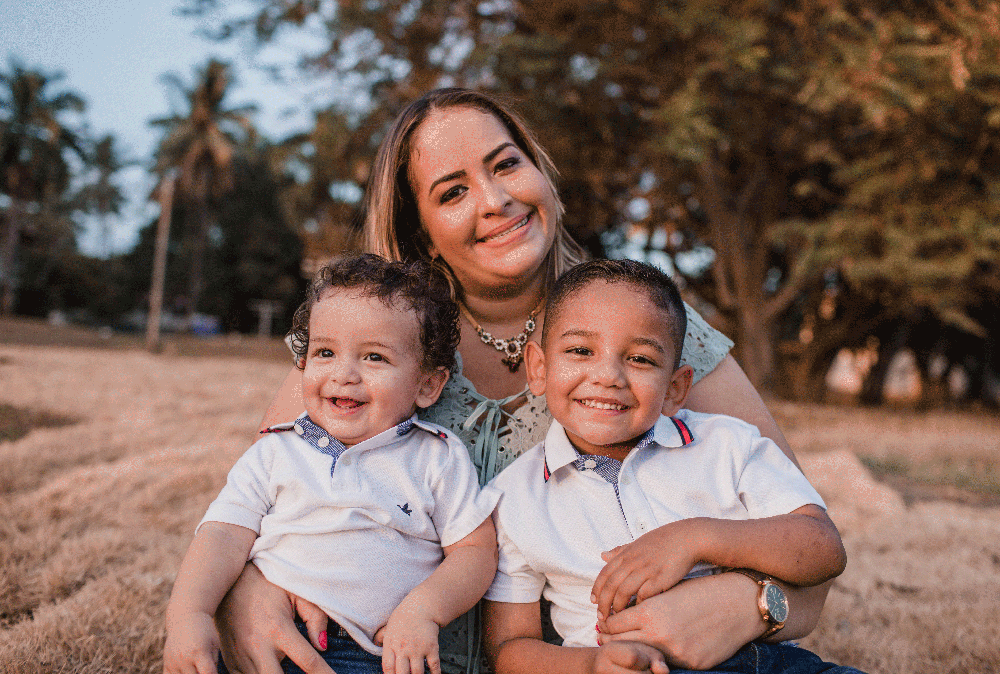 Photo not that of the actual client.