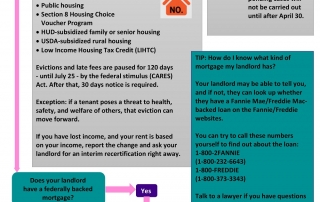 COVID-19 - Can I be evicted