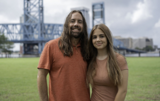 Veteran Troy Bragg and his Daughter