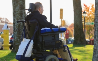 Man in wheelchair image