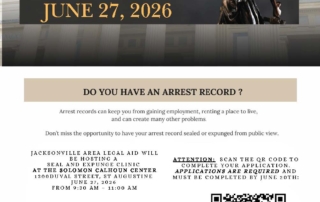 Sealing & Expungement Fair