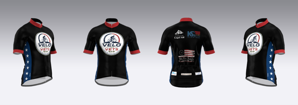 VELO for Vets – jersey 8.24.26 VELO for Vets bike jersey